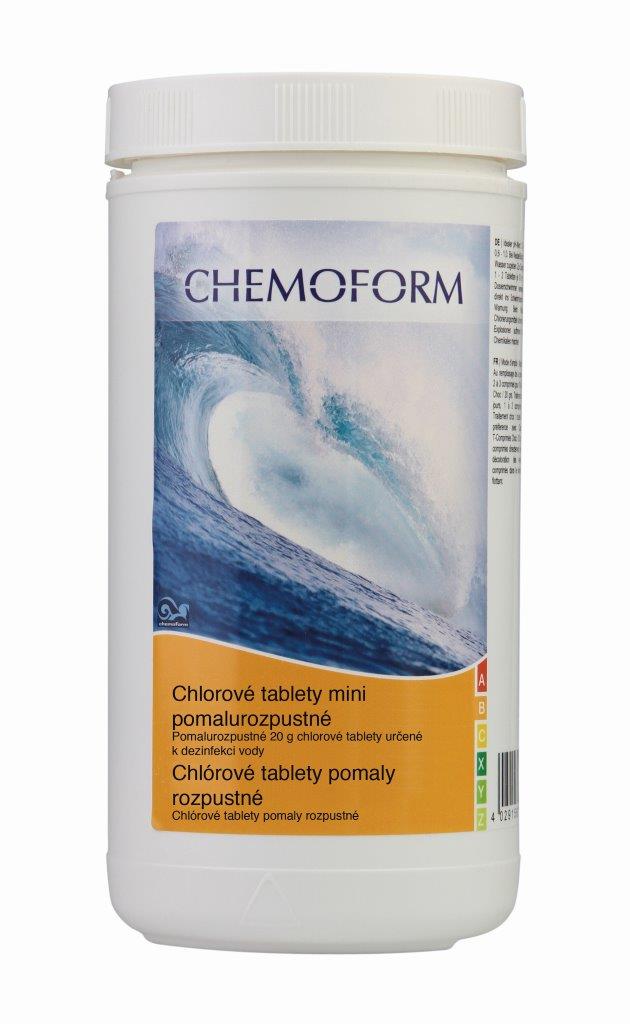 Chlórové tablety pomalurozpustné 20 g - mini 1kg