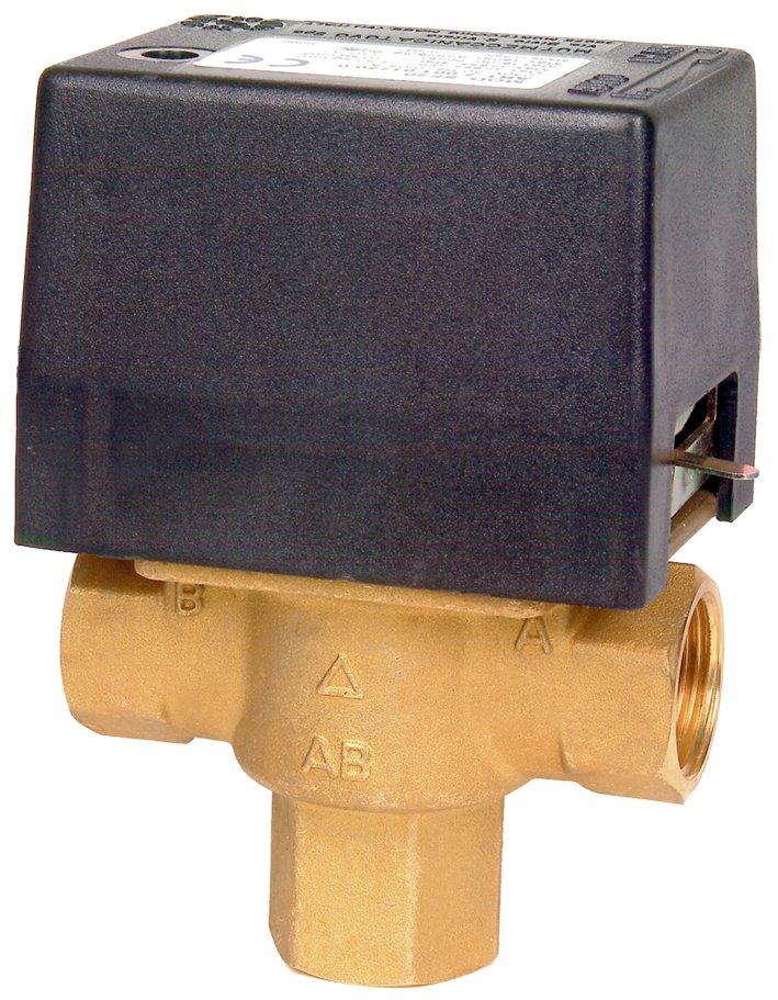 Elektrický trojcestný ventil. Připojení 3/4“ in 230 V