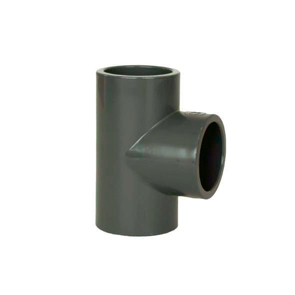 PVC idom - T-idom 90° DN=32 mm, d=40 mm, ragasztás / ragasztás