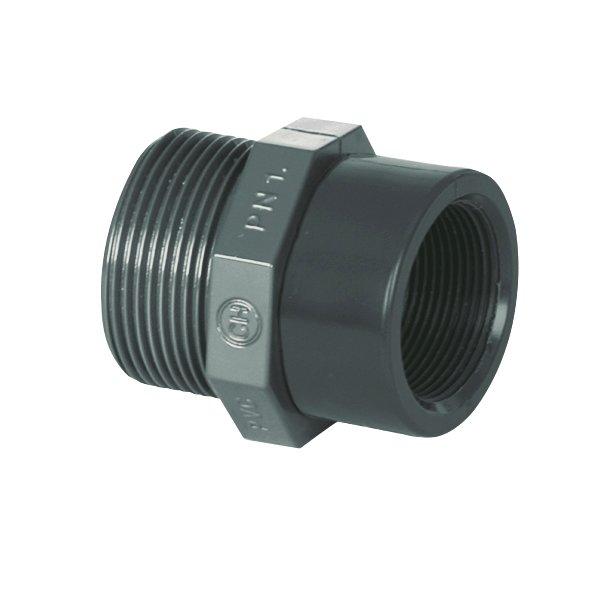 PVC tvarovka - Redukce 1 1/2“ ext. x 1 1/4“ int.