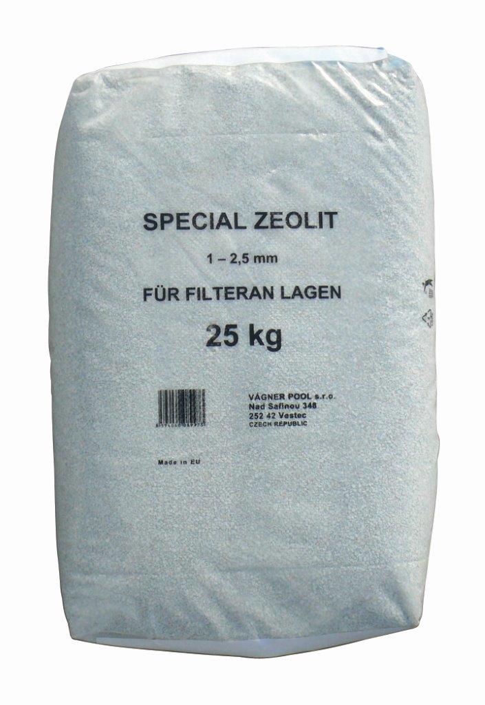 Zeolit -- náplň do filtrů, baleno po 15 kg (= 20 kg filtračního písku)