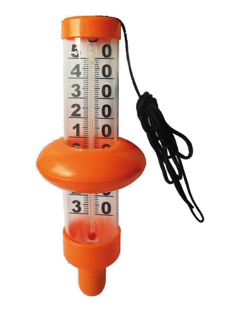 Úszó hőmérő - narancssárga