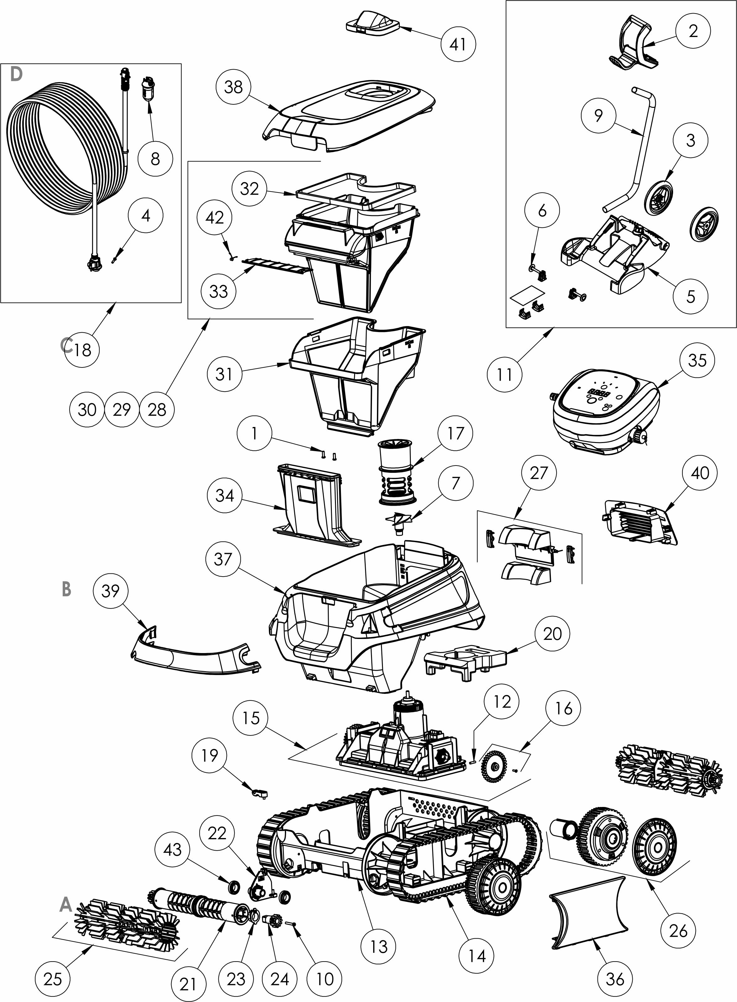 Robotic cleaner CNX 40iQ/50iQ