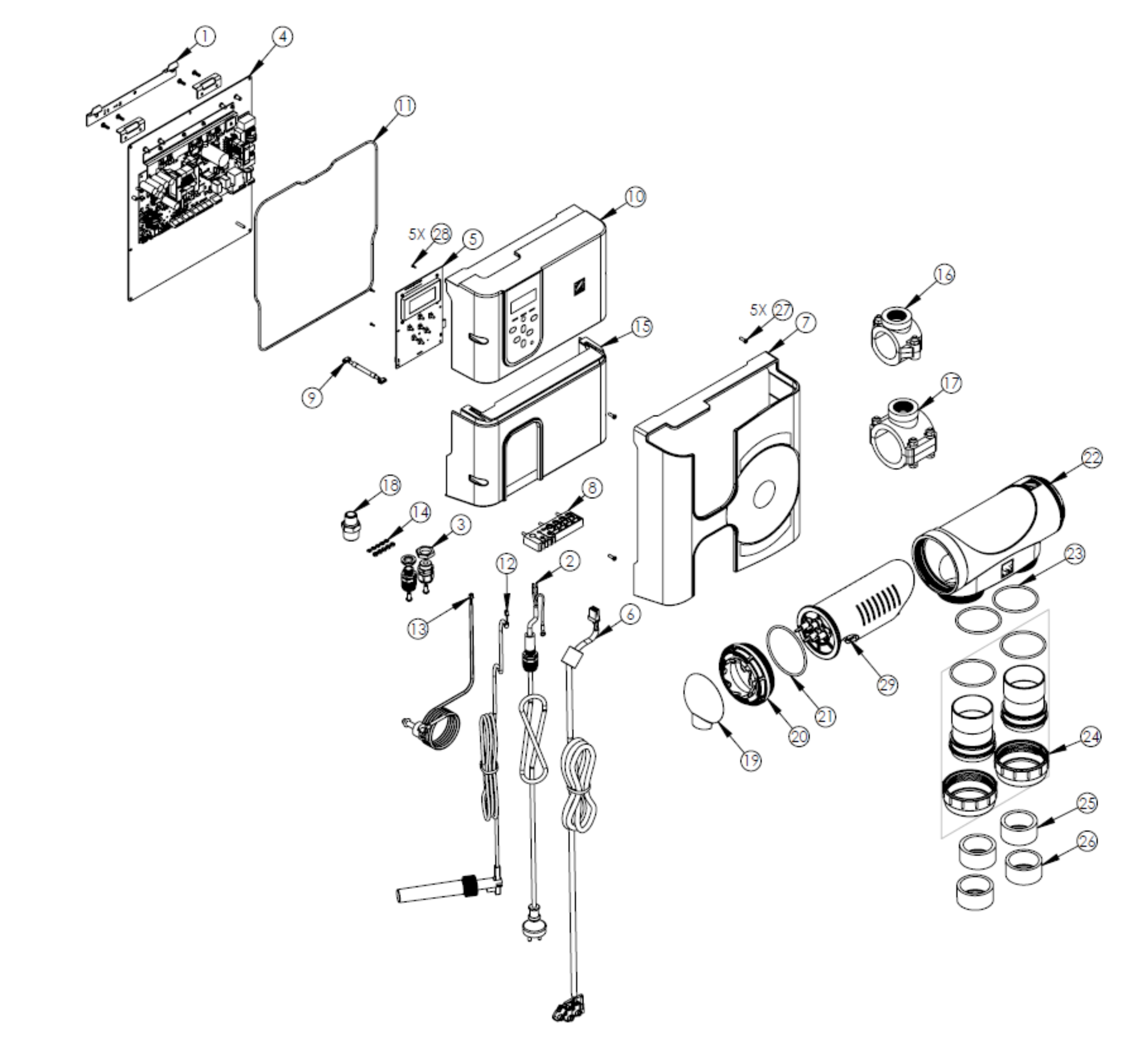 Automatic dosing station Magnapool iQ