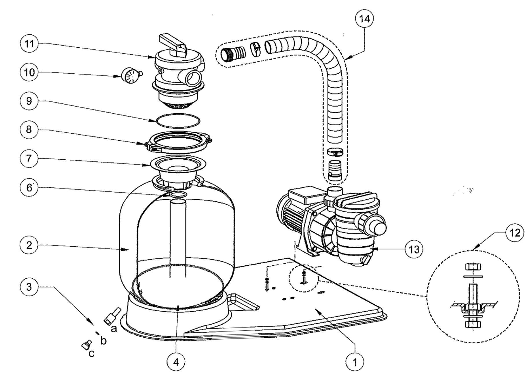 Filtran stanice KIT 300 4,5m3/hod