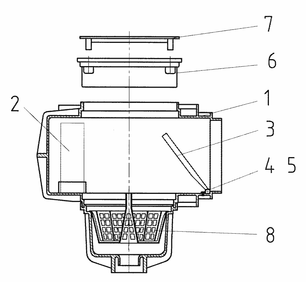 Skimmer V20 do betonu