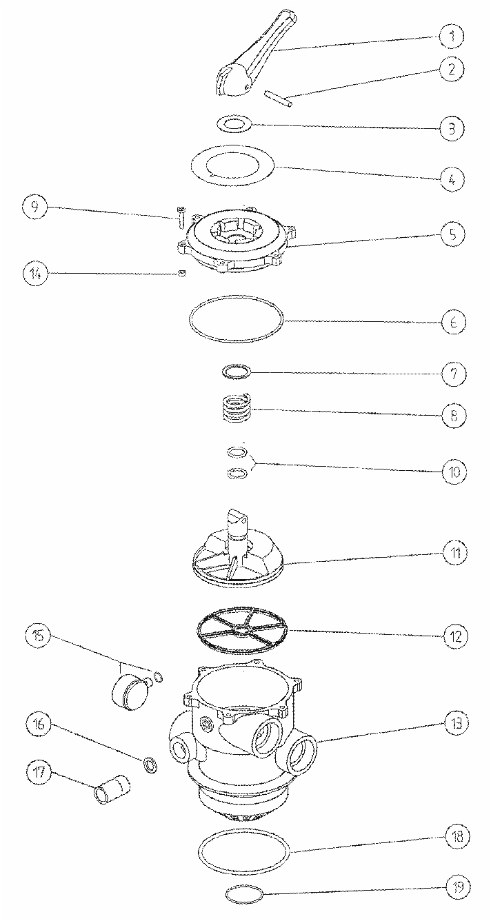 VALVE 6-WAY TOP