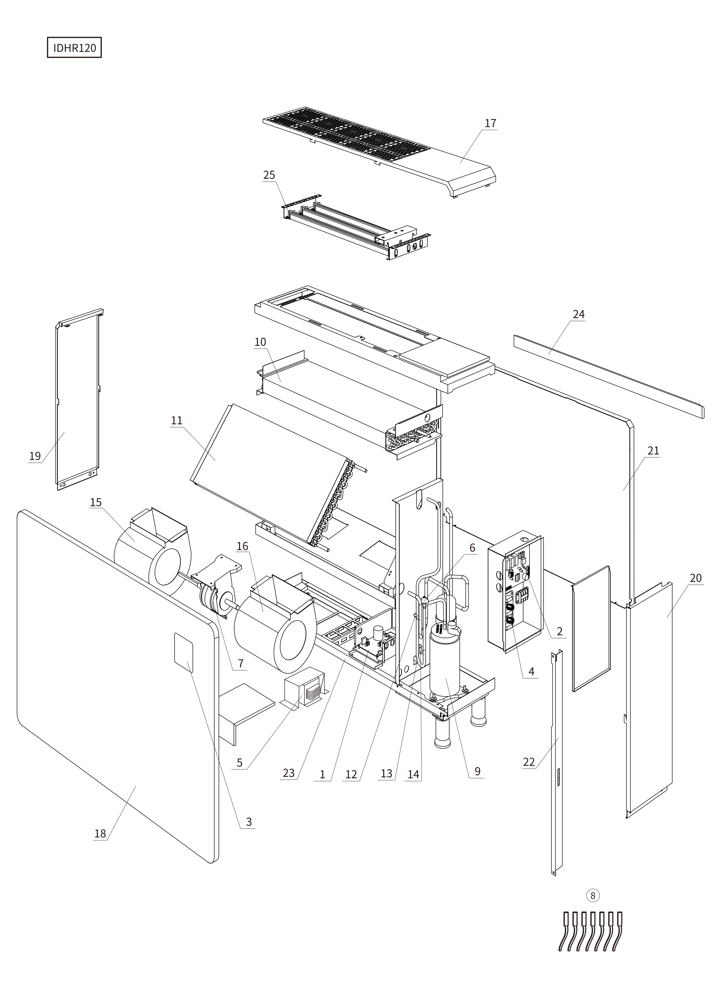 Odvlhova R-DEH INVERTER RIDH120