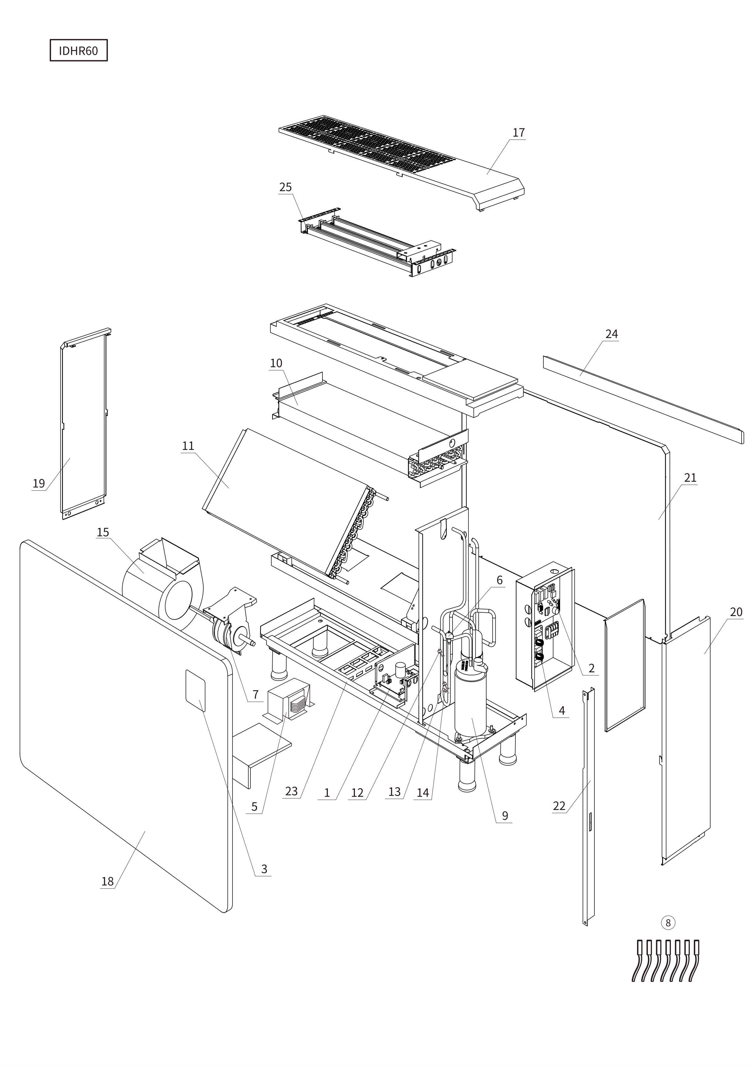 Odvlhova R-DEH INVERTER RIDH60