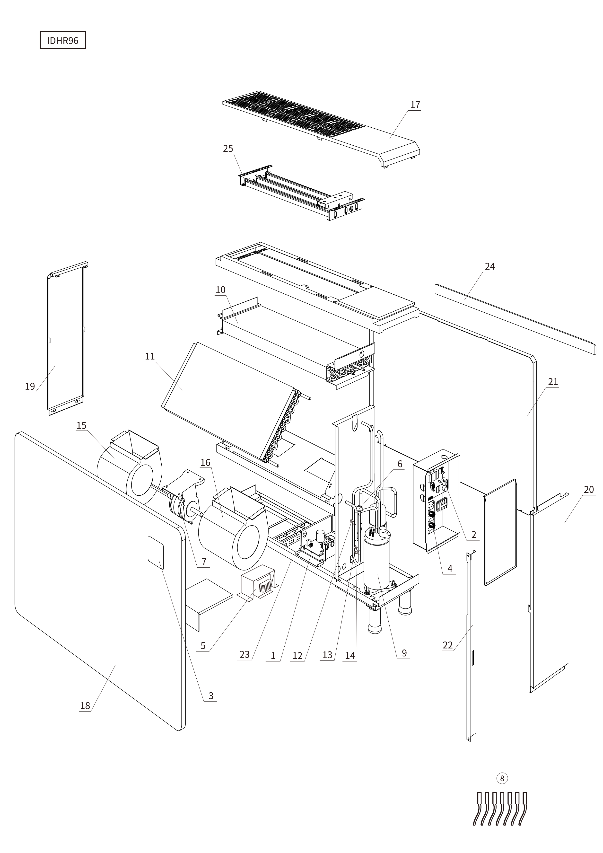 Dehumidifier R-DEH INVERTER RIDH96