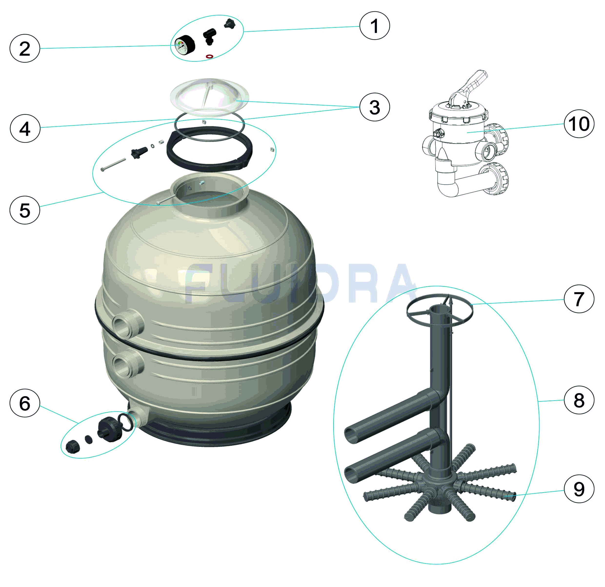 Filtration tank MIDI 2023