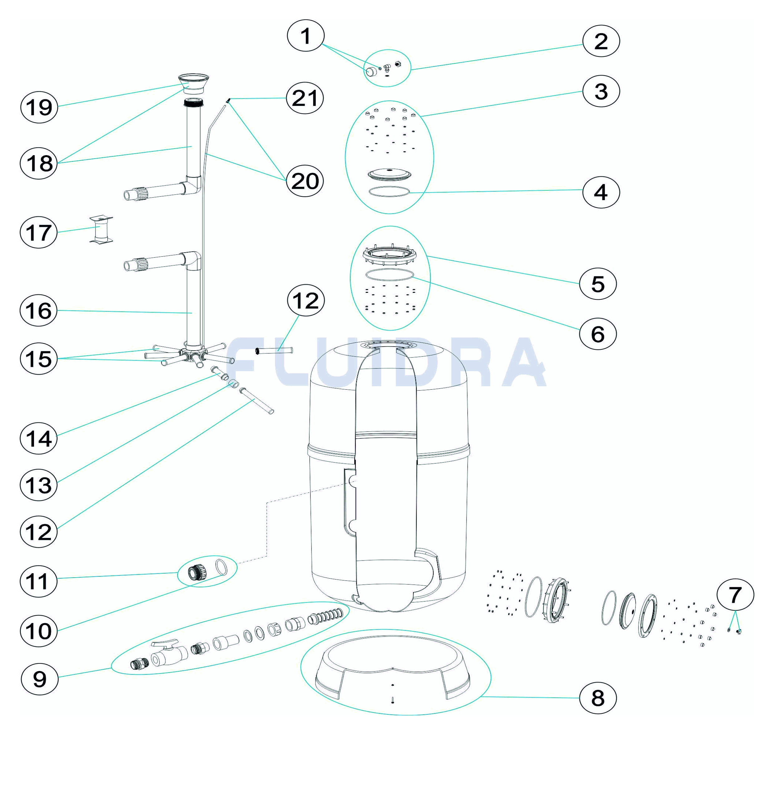 Filtration tank NILO ECO 800 - New 2023