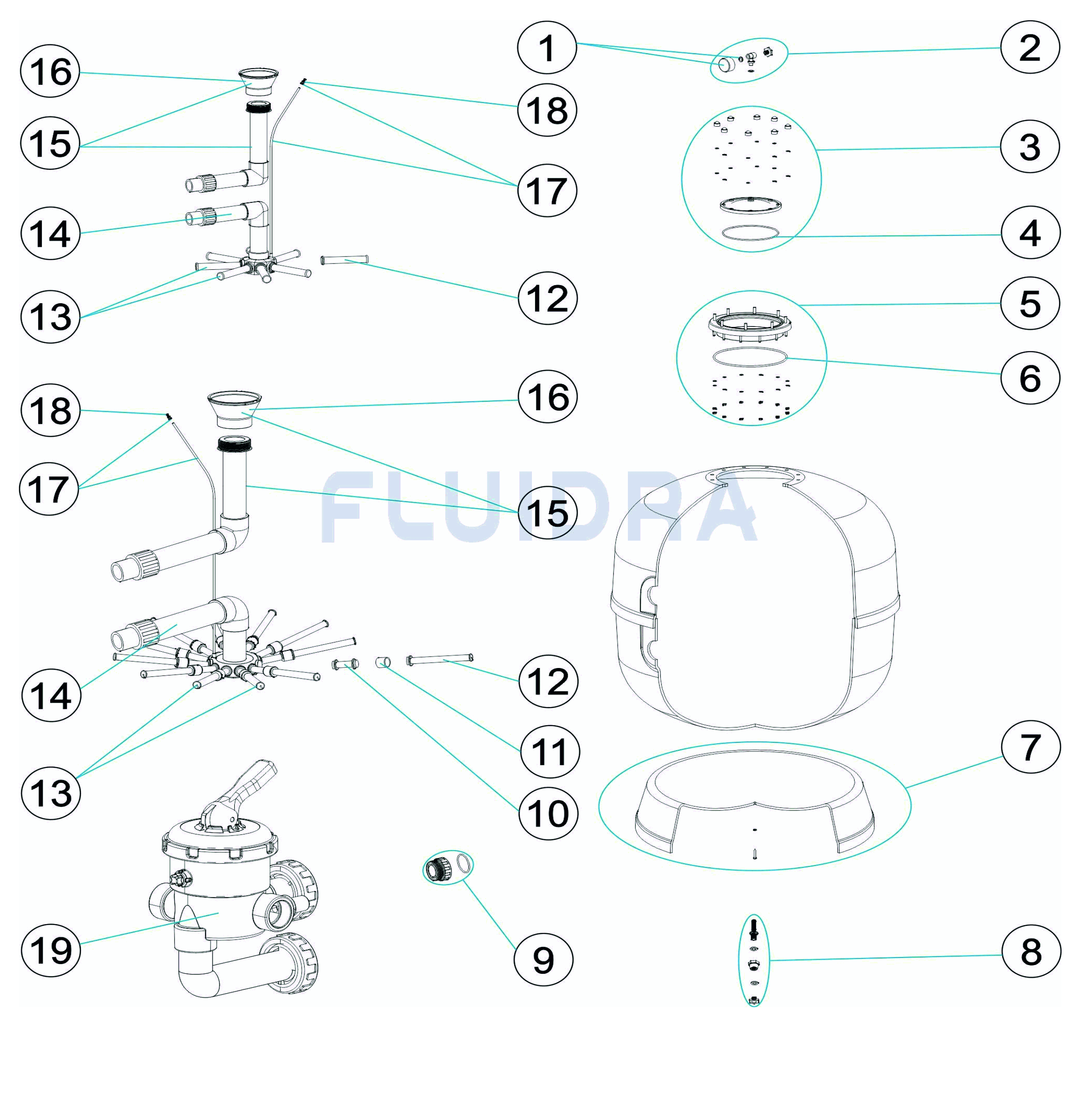 Filtran ndoba Lisboa FV 600 - New 2023