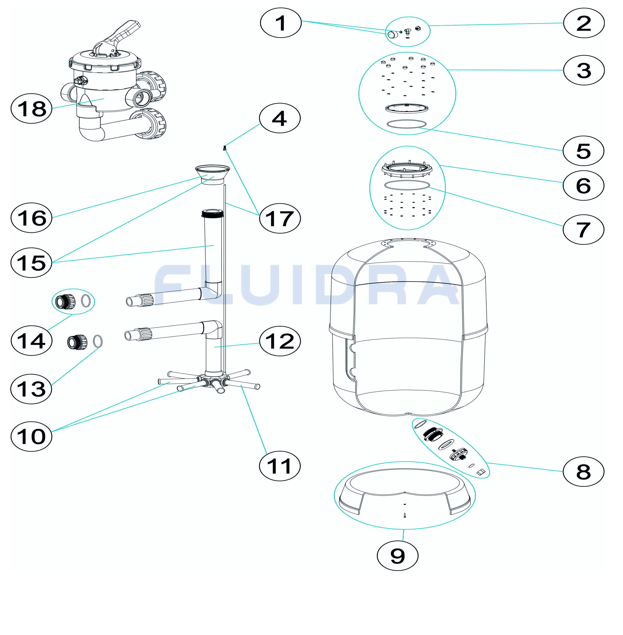 Filtran ndoba Lisboa FV 600 ALTO - New 2023