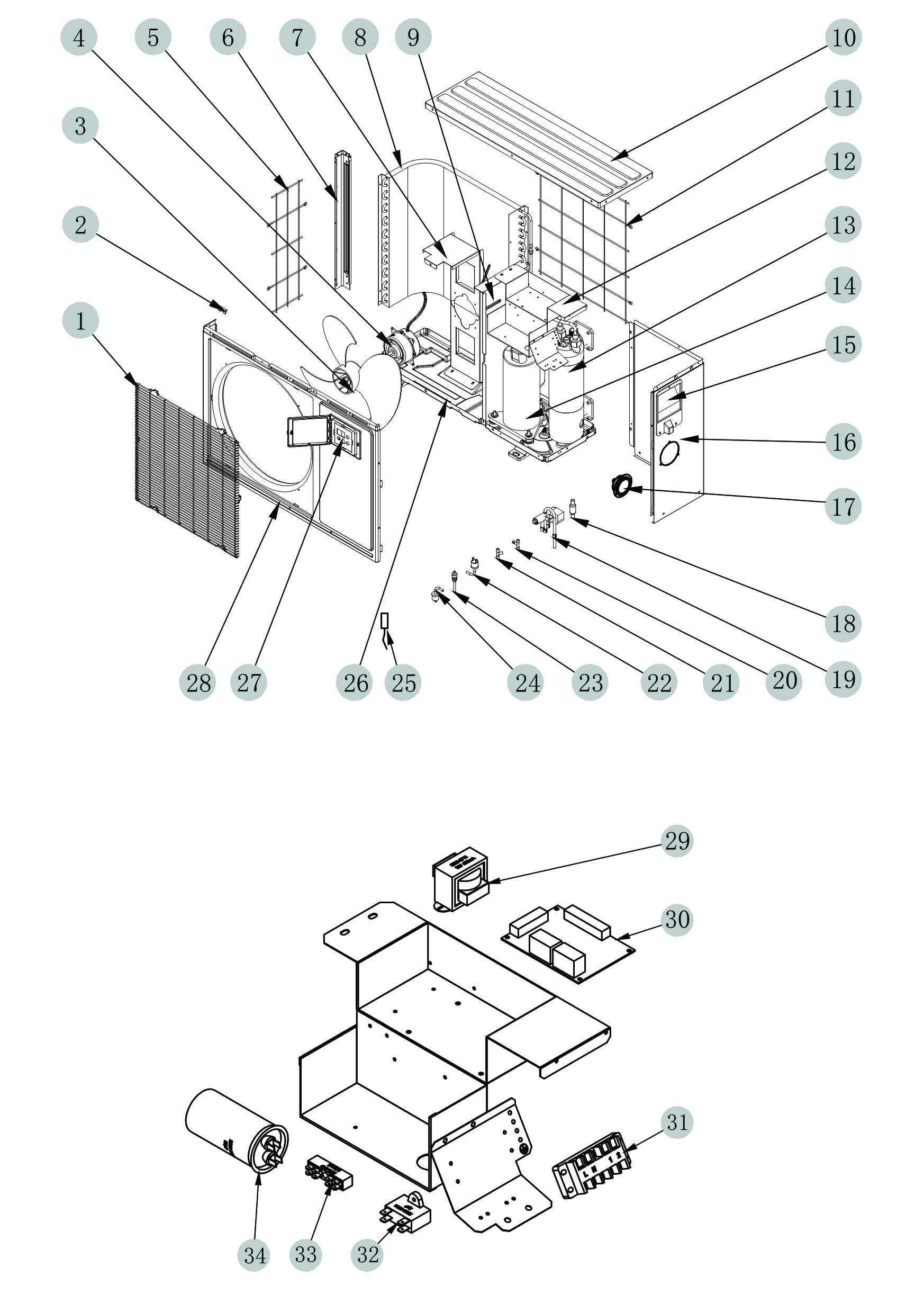 NORM 5 kW - plechov NR015 (R32)