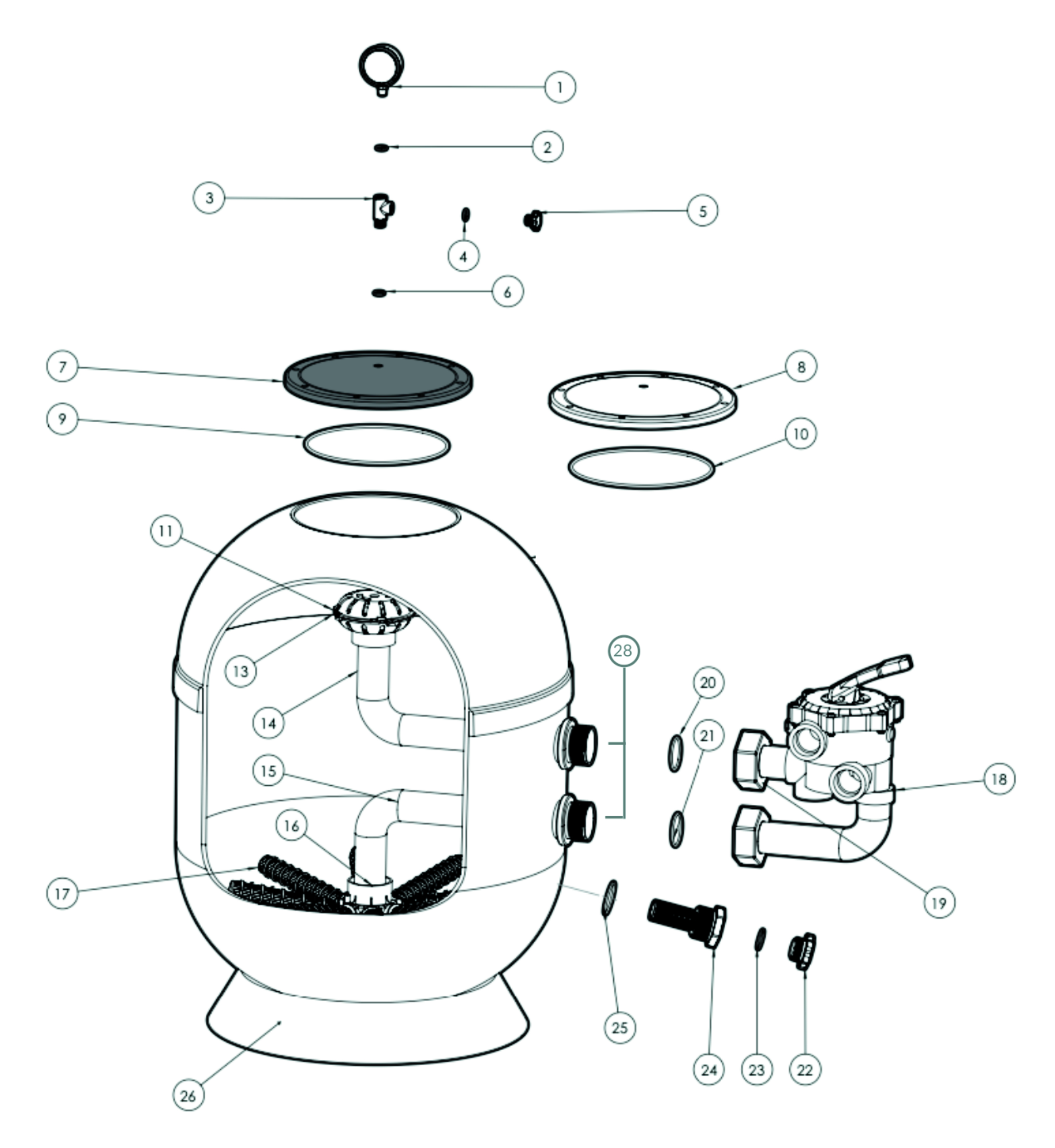 Filtration tank LISSA