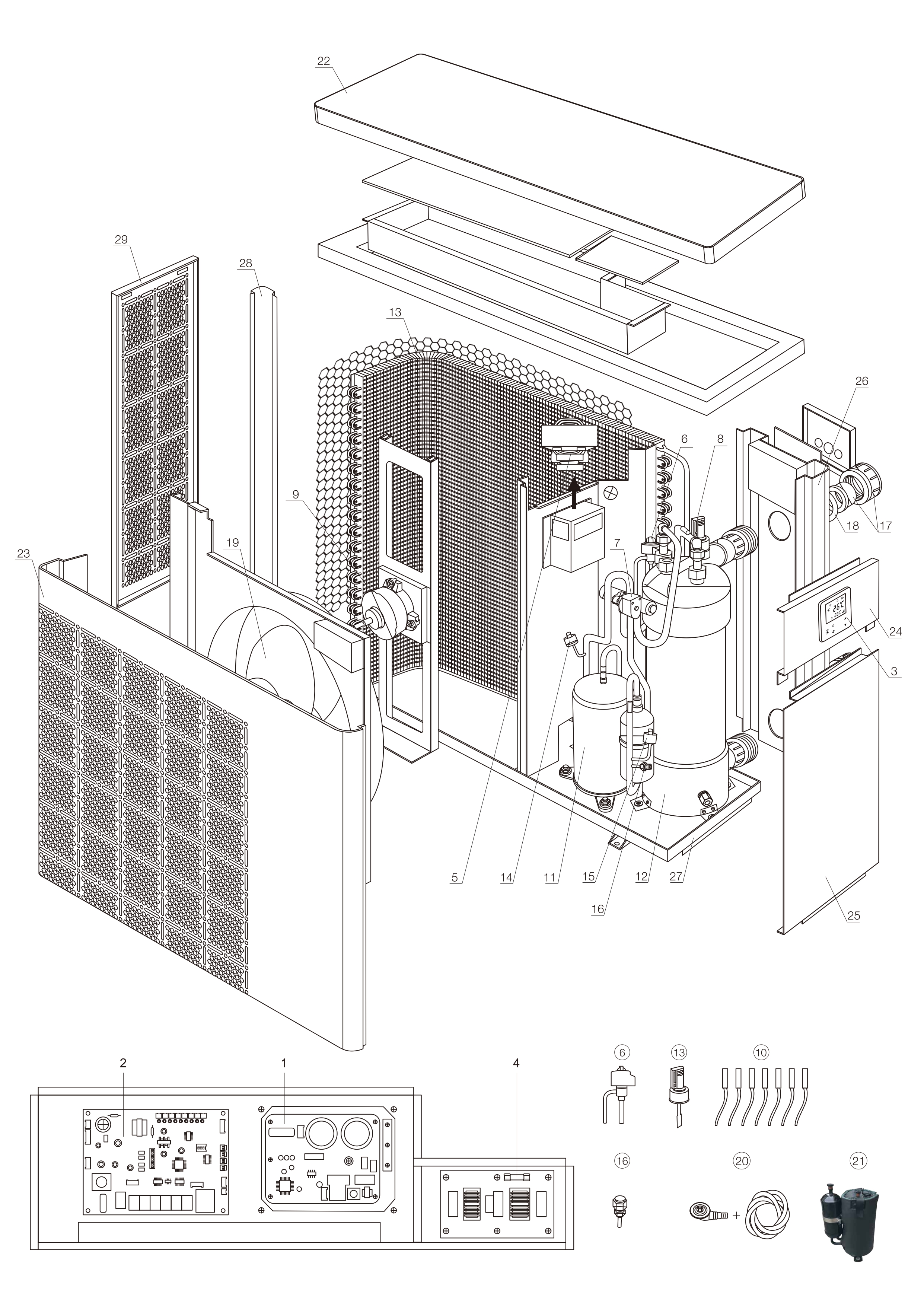 Heat pump RAPID RIC33/IPHCR33