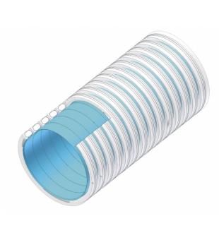 PVC flexi hadice - Baz. hadice PROTECT (vrstva odoln chlru) &Oslash; 63 mm