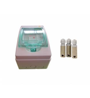 Elektronischer automatischer Wasserstandsregler in einer Anschlussdose + 3x Sonde