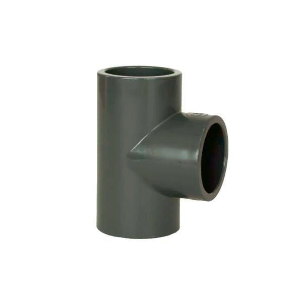 PVC Fitting - T-Stück 90° DN=125 mm, d=148 mm, Kleben / Kleben