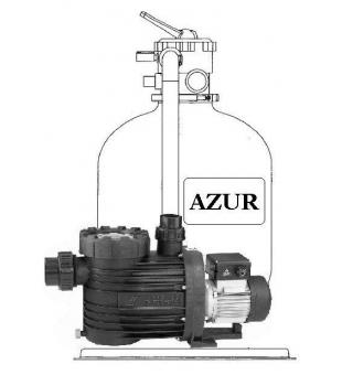Filtran zazen - Azur KIT 560, 12 m3/h, 230 V (s erpadlem Bettar Top 12)