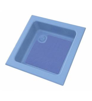 Sprchov vanika 70x70 cm, modr/modr
