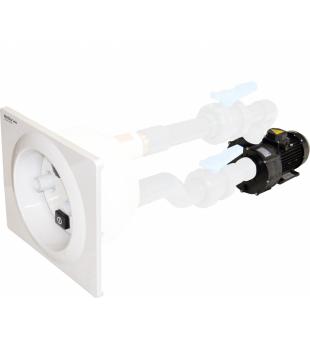 Montageteil for counterflow BADU JET Super Sport II (Pumpe,Schalter)