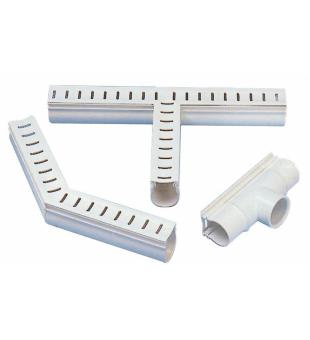 POOL DRAIN GROOVE WITH GRATE (T-piece 90)