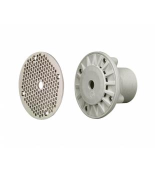 Bottom closing nozzle Kripsol for concrete with stainless steel grating