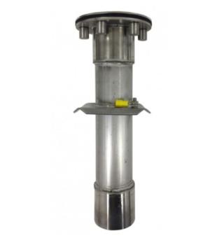 Nerezov prchod betonem - 1 1/2" Int. x 1 1/2" Int. - 250 mm