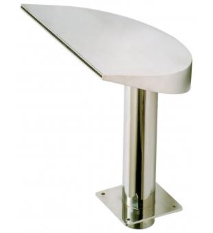 Cascade shower - Halfmoon wide, Width 380mm, connection 75mm