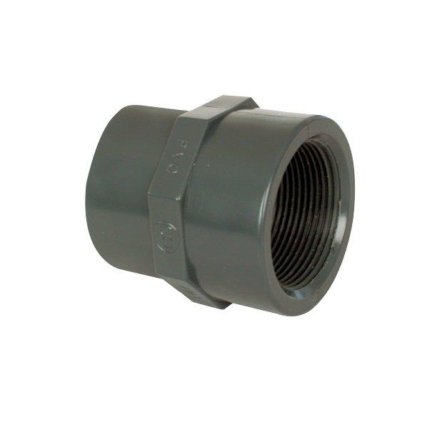 Złączka PCV - Adapter zredukowany 75-63 x 2 1/2" wew., klejenie / gwint wewnętrzny