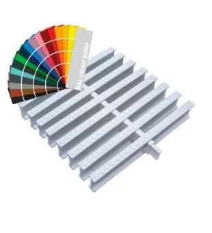 Rolling grate for private pools - Colour - width 196 mm, height 35 mm (43 pcs/m)