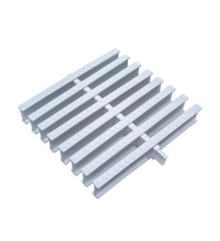 Rolling grate for private pools - White - width 246 mm, height 35 mm (43 pcs/m)