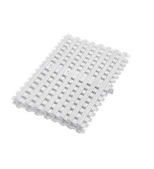 Rolling grate for public pools - white - width 295mm, height 35mm (45 pcs/m) 