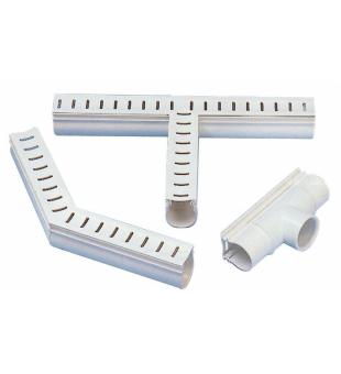 POOL DRAIN GROOVE WITH GRATE (corner 135)