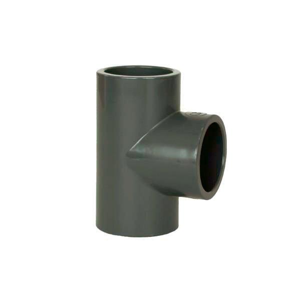 PVC Fitting - T-Stück 90° DN=110 mm, d=131 mm, Kleben / Kleben