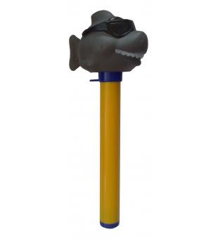 Schwimmendes Thermometer  mit Tieren - Hai mit Brille