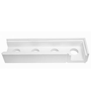 Polystyrene block  channel, corner; 1 029,5 x 279,5 x 170