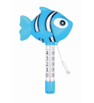 Schwimmendes Thermometer  mit Tieren - Nemo blau