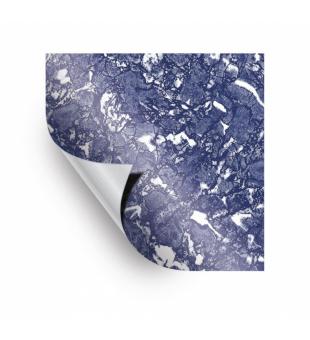 AVfol Decor - Blue Marmor; 1,65m width, 1,5mm, in meters