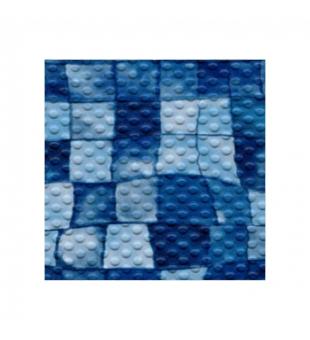 AVfol Decor Anti-Slip - Mosaic Aqua Disco; 1,65m width, 1,5mm, in meters