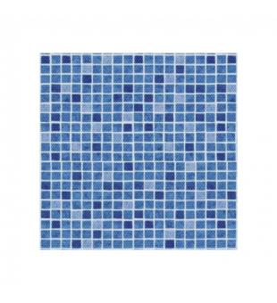 AVfol Decor Anti-Slip - Mosaic Blue; 1,65m width, 1,5mm, in meters 