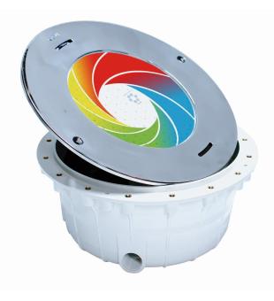 Light VA LED "HB" - "BIGSI" - 23W, RGB-DMX; for concrete pools