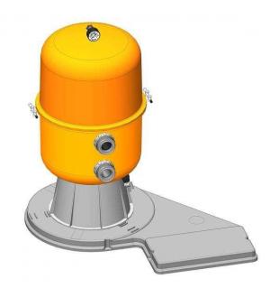 Divided Kit 500 - 12 m3/h, 230 V, 6-way side valve, with pump Preva 75