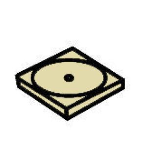 Fliese Sahara - fr Skimmer 270 x 270 x 270 x 35 mm