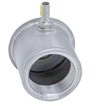 Stainless steel hydromassage inlet part, connection 2  for liner pools