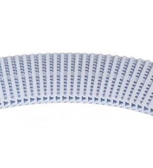 Rolling grate - white - for public pools - width 195mm, height 35mm (43 pcs/m)