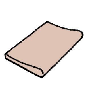 Sahara flat curbstone - pink -  500 x 330 mm, 1pc 