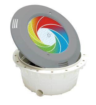 Light VA LED "PB" - 16W, RGB; for concrete pools, light gray
